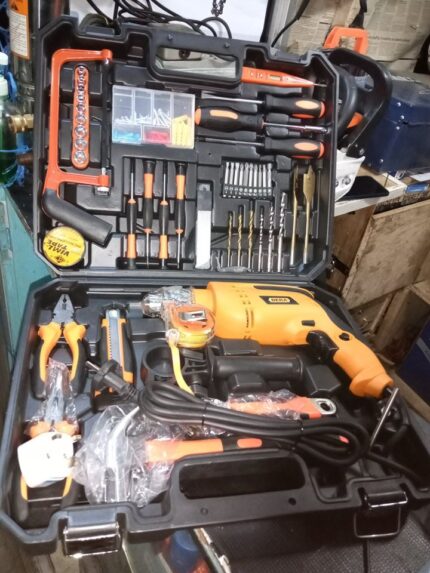 117 Pcs DRILLSET WITH 750WATTS DRILL