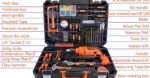 117 Pcs DRILLSET WITH 750WATTS DRILL